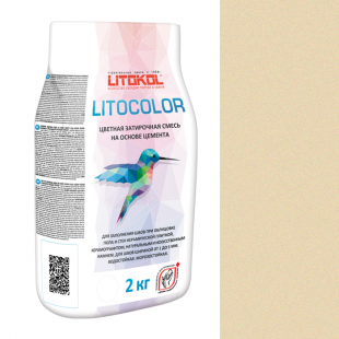 Фуга для плитки Litokol Litocolor L.22 крем-брюле (2 кг)